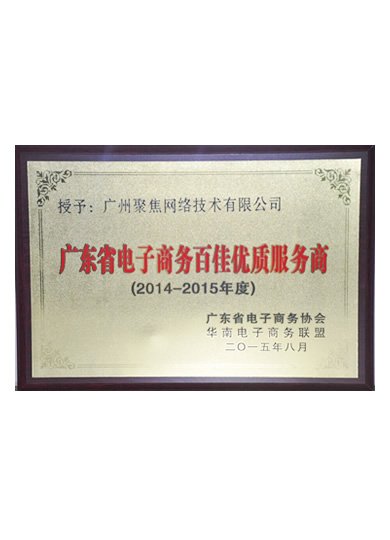 广东省电子商务百佳优质服务商